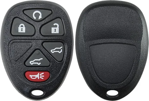 Miniatura 2 de keylessoption sólo el caso Keyless Entry Remote Key Fob Shell, Negro