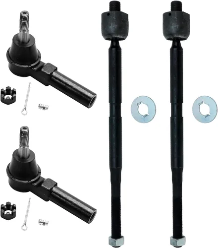 Miniatura 29 de Detroit Axle - 4 barras de acoplamiento delanteras para Kia Forte Koup 14-17, 14-18 Forte Forte5, 4 extremos de barra de acoplamiento exteriores e