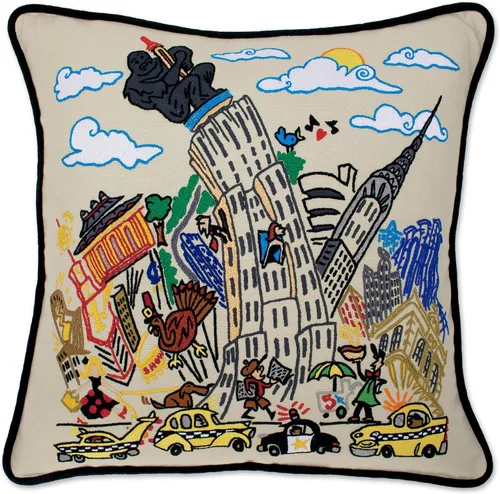 Miniatura 147 de Catstudio Almohada decorativa bordada a mano de Texas