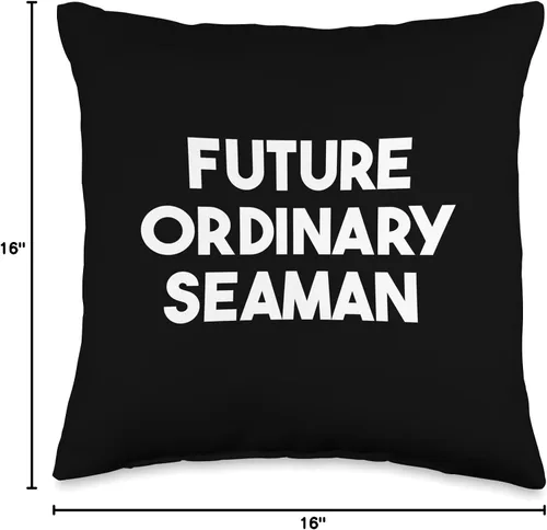Miniatura 4 de Future Ordinary Seaman Almohada de 16 x 16 pulgadas, multicolor