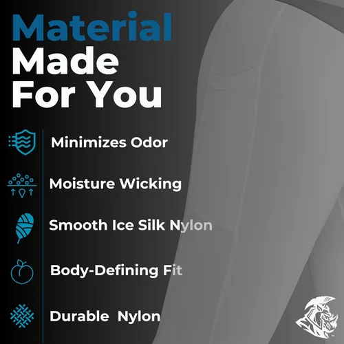 Miniatura 6 de Real Men D Pouch - Pantalones de compresión para hombre, leggings para hombre, pantalones de yoga, medias, capa base para hombres clima frío