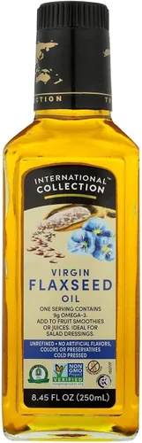International Collection, Semilla de lino al aceite, 8.45 onzas (paquete de 6)