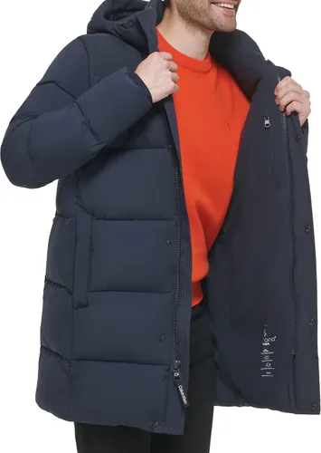 Miniatura 5 de Calvin Klein Chaqueta larga elástica acolchada para hombre
