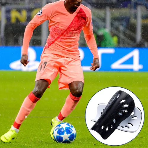 Miniatura 6 de ANCIRS 2 Pair Soccer Shin Guards for Youth, Breathable Shin Guard Sleeves for Football Games, Protective EVA Cushion for Youth Men & Women