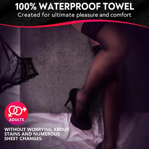 Miniatura 3 de VIBEY Toalla/manta sexual lavable, impermeable y a prueba de manchas, protector de colchón, almohadilla de cama para incontinencia y alfombra