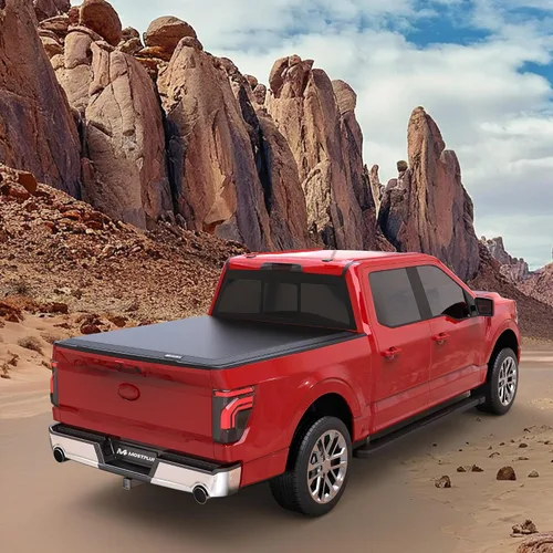 Miniatura 8 de MOSTPLUS - Cubierta de vinilo suave enrollable para caja corta para camioneta Ford F-150 2009-2020 en la parte superior (caja de 5.5 pies)