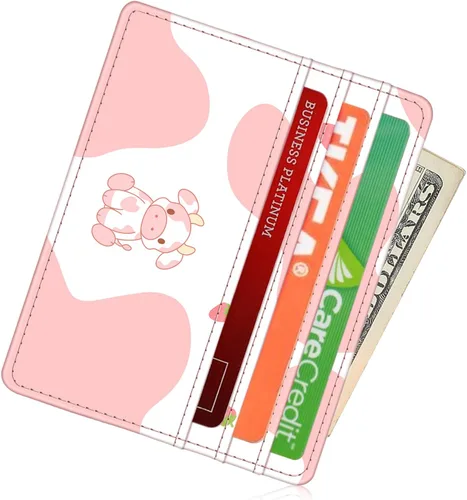 Miniatura 15 de Fintie Billetera delgada y minimalista para bolsillo frontal, con bloqueo RFID, tarjetero y ventana de identificación, para hombre o mujer