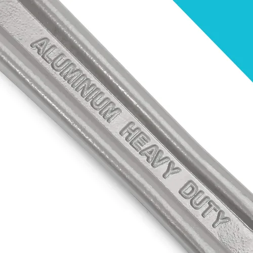 Miniatura 5 de DURATECH Llave de tubo desviada de aluminio resistente de 14 pulgadas, capacidad de 2 pulgadas de mordaza, llave de fontanería ajustable, forjada