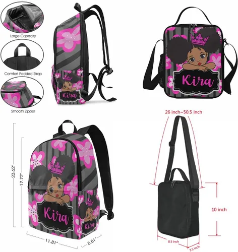 Miniatura 98 de Texto personalizado Elefante desgaste gafas mochila mochila mochila casual Daypack bolsa para mamá niñas, color86-4, Mochilas Daypack