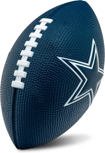 Miniatura 37 de Franklin Sports NFL - Fútbol americano de espuma para niños, pelota suave de tamaño junior de 8.5 pulgadas con logotipos 3D, perfecta para el día