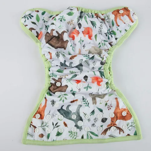 Miniatura 3 de Pañal para bebé, talla única, 8 libras a 36 libras (hielo de oso)