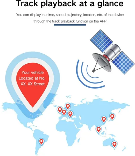 Miniatura 6 de Rastreador GPS fuerte magnético para vehículos de automóvil, seguimiento antipérdida, 2023 nuevo localizador GPS multifunción, monitoreo, grabación