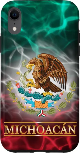 Miniatura 24 de Funda para iPhone 11 con la bandera de México de Michoacán, funda con orgullo de raíces mexicanas
