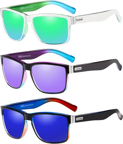 Miniatura 23 de Gafas de sol deportivas polarizadas para hombre Ciclismo Correr Pesca Golf Moda Gafas de sol Mujeres HD6009 C11 Azul Naranja Montura Azul Espejo
