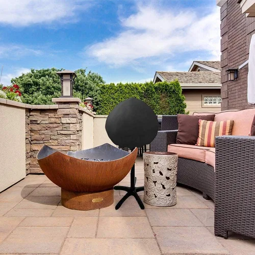 Miniatura 6 de SHINESTAR - Funda de parrilla para George Foreman, impermeable, 600D, resistente, para interiores y exteriores, cubierta de barbacoa redonda pequeña