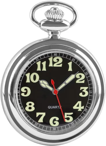 Miniatura 2 de Reloj de bolsillo clásico para hombre, relojes de bolsillo con cadena para hombres