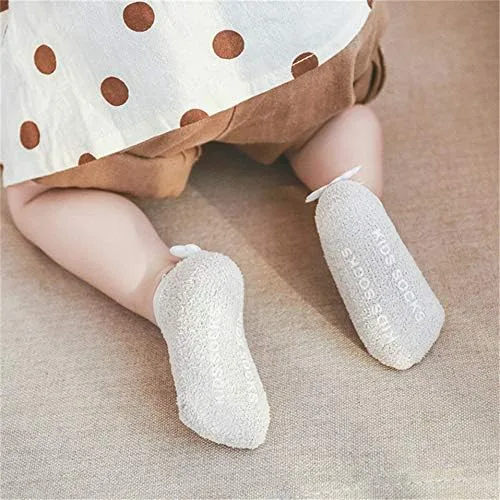 Miniatura 4 de Calcetines de bebé para niñas con alas de ángel y calcetines cortos para piso
