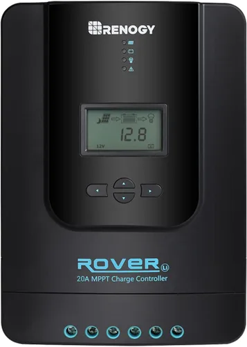 Miniatura 2 de Renogy Rover 20A 12V/24V Auto DC entrada MPPT controlador de carga solar con módulo Bluetooth