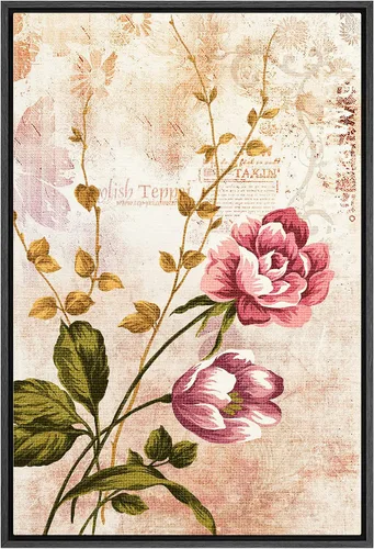 Miniatura 71 de SIGNFORD Lienzo impreso para pared, cielo nublado, bosque verde, prado, naturaleza, desierto, ilustraciones florales botánicas, arte moderno