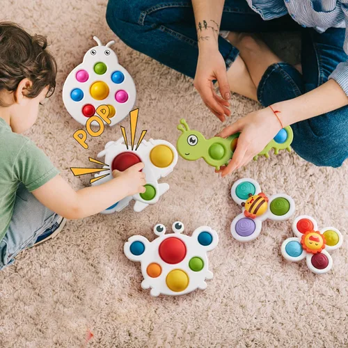 Miniatura 2 de LiKee - Juguetes para aliviar la ansiedad, para niños o adultos, juguetes de explotar burbujas, para autismo y alivio del estrés, para niños a