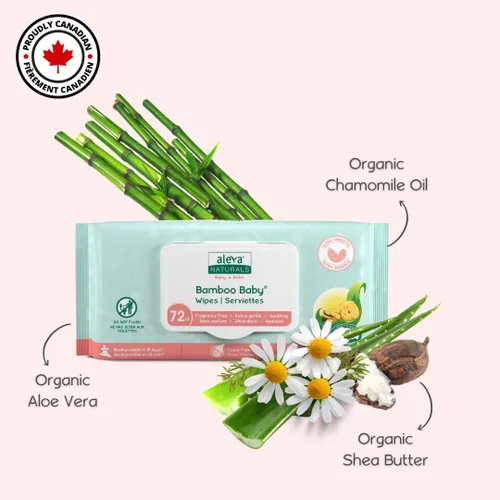 Miniatura 4 de Aleva Naturals - Toallitas de bambú para bebé, 37949, Sensitive, 1
