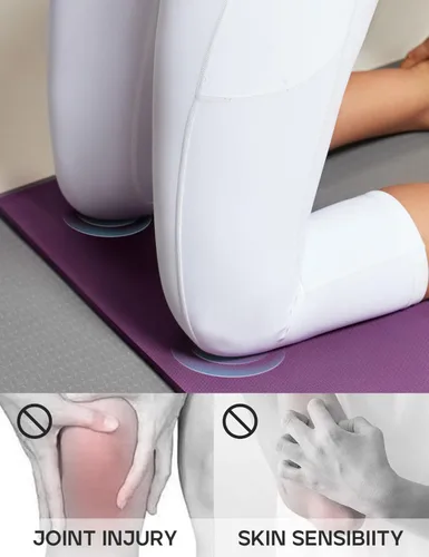 Miniatura 2 de Almohadillas cojín para rodillas de yoga antideslizantes de Heathyoga, esterilla para rodillas para trabajo de jardinería y patio, cojín almohadilla