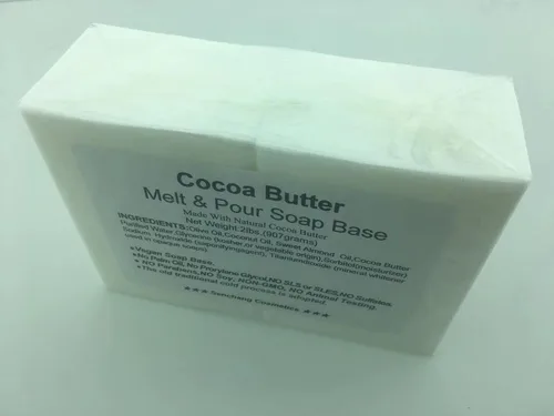 Miniatura 5 de 通用 Base de jabón para derretir y verter mantequilla de cacao de 2 libras, fácil de derretir y verter, natural, orgánico, base de jabón vegano, sin