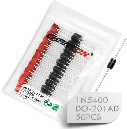 Miniatura 28 de Chanzon FR607 Diodo Rectificador de Recuperación Rápida 6A 1000V 150-500ns R-6 Axial 6 Amp 1000 Voltios Diodos Electrónicos