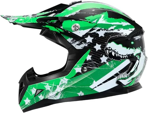 Motocross Youth Kids Helmet DOT Approved - YEMA Helmet YM-211 Motorbike Moped Motorcycle Off Road Helmet for Boys Girls