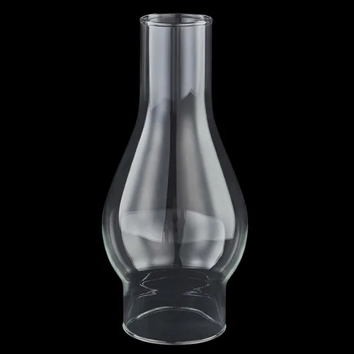 Base de 2.13 pulgadas por lámpara de aceite de 6.5 pulgadas, reemplazo de chimenea, globo de queroseno alto, lámparas de aceite transparente, globo