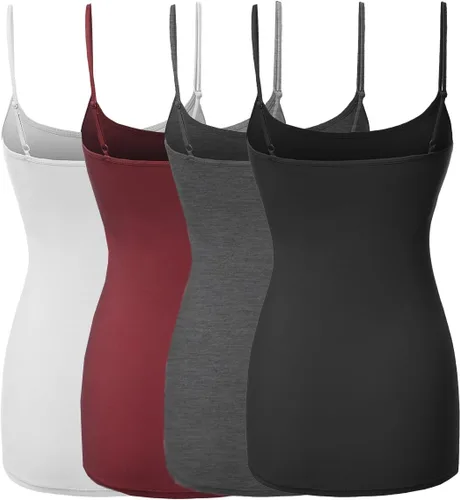 Miniatura 2 de Made by Emma Women's Adjustable Camisole for Women Spaghetti Strap Tank Top Camisoles
