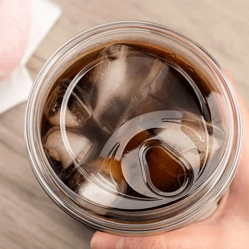 Miniatura 3 de Karat C-KC626TS-SHNE - Tapa para sorbete de PET de 3.858 in para vaso de PET de 12-24 onzas, tapas para sorbos, tapas sin pajilla, 1,000