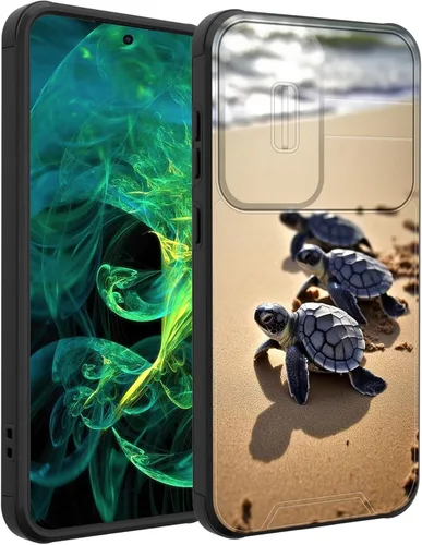 Miniatura 73 de Funda para Galaxy A16 5G con cubierta para cámara deslizante, resistente de doble capa, híbrida, a prueba de golpes, funda protectora resistente