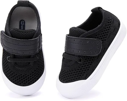 Miniatura 85 de BMCiTYBM Zapatos de bebé para niños pequeños, zapatillas de malla transpirable antideslizantes