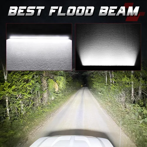 Miniatura 3 de OFFROADTOWN - Barra de luz LED CREE de 40 pulgadas, haz de inundación de una sola fila de 200 W, luces de conducción todoterreno, luces de trabajo