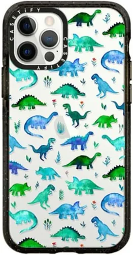 Miniatura 15 de CASETiFY Impact - Funda para iPhone 12 y iPhone 12 Pro, Bearly Awake, color negro transparente