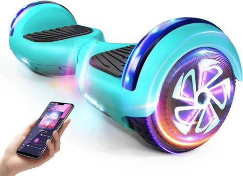 Miniatura 9 de LIEAGLE Scooter, Self Balancing Scooter with Bluetooth Speaker LED Lights Wheels,Dual 300w Motors, 7.5 mph Max Speed & 8.5 Miles Max Range, for A02