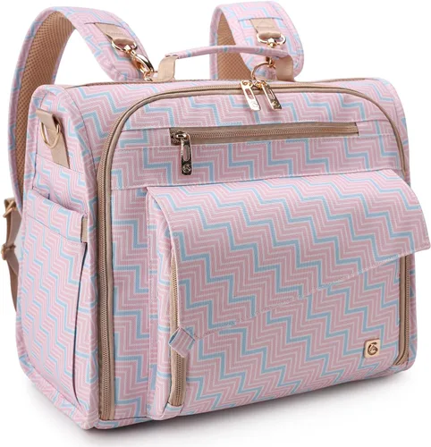 Miniatura 11 de ALLCAMP - Bolsa de pañales grande, cochecito de bebé, convertida en una bolsa de mano