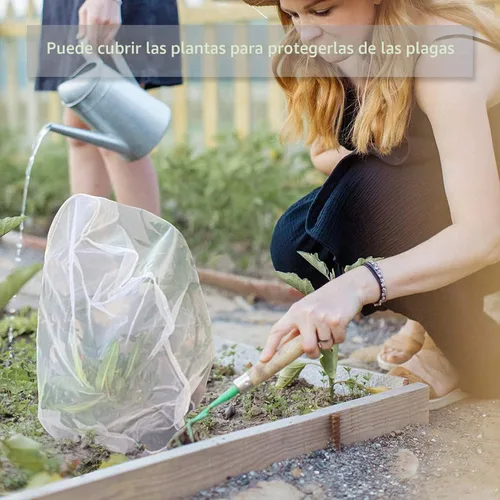 Miniatura 8 de Bolsa de filtro de pintura, colador de pintura de 5 galones con apertura superior elástica, bolsa de filtros de malla fina blanca para jardinería
