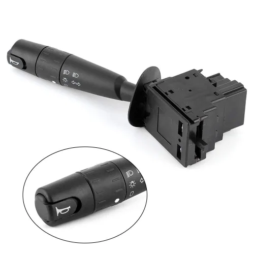 Miniatura 4 de Interruptor de señal de giro para 405 1992-1996 Negro Aramox
