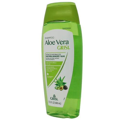 Miniatura 3 de Grisi Shampoo de Sábila, Shampoo para el cabello, Suaviza y nutre con exgtracto de Sábila. Sin parabanos para un cabello brilloso y manejable, 400