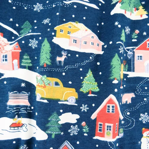 Miniatura 5 de HonestBaby unisex-baby Sleep and Play Footed Holiday Pajamas One-Piece Sleeper Zip-front Organic Cotton PJs Baby Boys, Girls, Unisex (LEGACY)