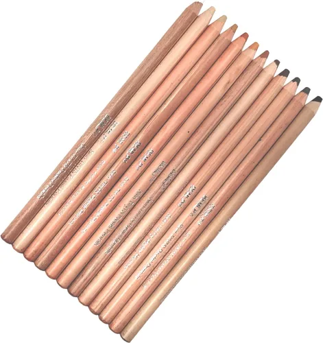 Miniatura 3 de BEMLP 12 lápices pastel suaves profesionales de madera tintes de piel lápices de colores pastel para dibujar lapices escolares de colores papelería