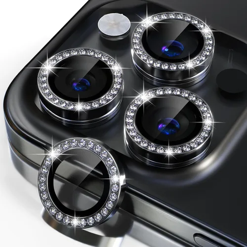 Miniatura 14 de Misea Compatible con iPhone 17 Pro/iPhone 17 Pro Max Protector de Lente de Cámara Brillante, Vidrio Templado 9H Cubierta de Cámara Protector