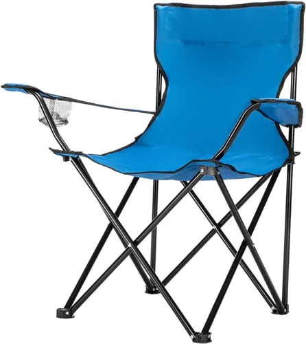 Miniatura 4 de Silla de campamento portátil, silla de campamento pequeña, silla plegable, silla de campamento de playa, silla deportiva con respaldo y soporte
