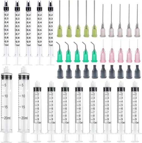 Miniatura 6 de Dispensador de pegamento grande, 0.7 fl oz, 2.0 fl oz, dispensador de medición de 3.4 fl oz con dispensador de pegamento y tapas. resina epoxi