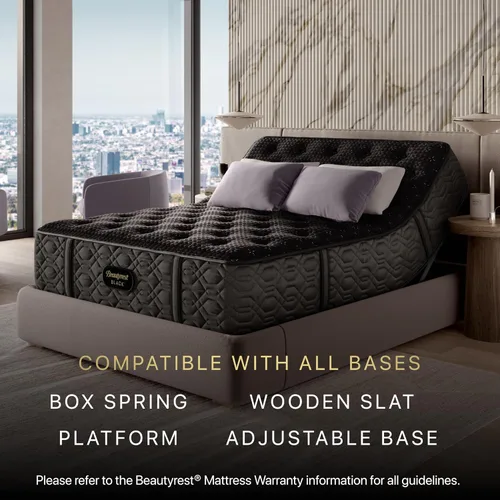 Miniatura 10 de Beautyrest Black Series Three - Colchón tamaño matrimonial mediano de 15.25 pulgadas, transpirable, refrescante y de apoyo, certificado CertiPUR-US