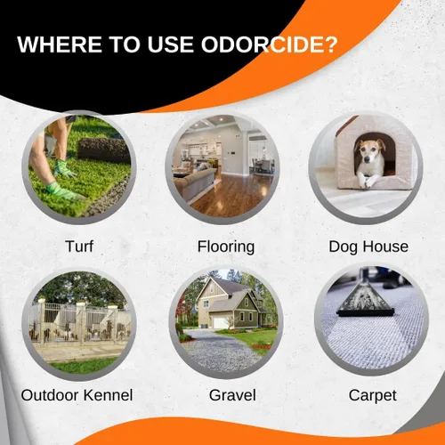 Miniatura 5 de Odorcide Odormed - Concentrado eliminador de olores para mascotas - Eliminador de olores fuertes en pisos, paredes, jaulas y más - Uso múltiple