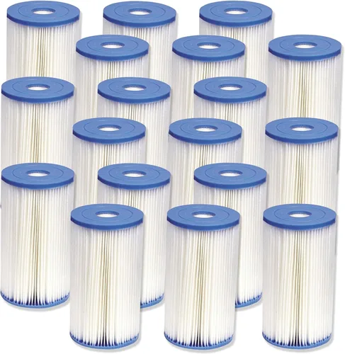 Miniatura 15 de Intex 29005E - Cartucho de bomba de filtro de material Dacron fácil de limpiar, 29005E para piscina, tipo B, (paquete de 2)