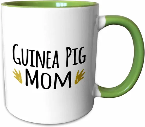 Miniatura 11 de 3dRose mug_154048_1 Taza de cerámica de cerámica con huellas de patas marrones para dueños de mascotas, dueños de mascotas, con huellas de patas